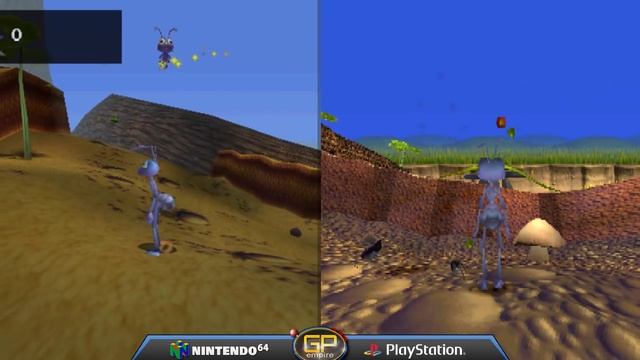 Nintendo 64 Vs PlayStation - A Bug's Life смотреть онлайн