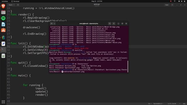 Making an Animal Crossing type game for beginners - Go & Raylib Tutorial - Part 2 смотреть онлайн