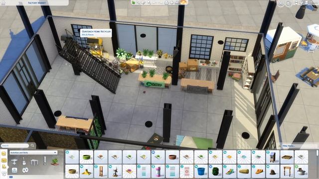 3 Builds in 1 Walkthrough | Eco Lifestyle Community Space | Sims 4 смотреть онлайн