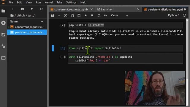 Persistent Python Dictionaries with Sqlite смотреть онлайн