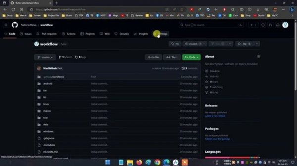 Auto Upload Flutter Release Apk To Github Android App Repo Using Github Actions