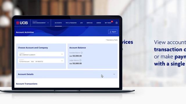 UOB Infinity - Account Overview смотреть онлайн