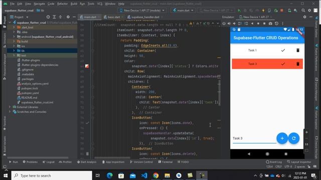 Flutter and Supabase CRUD Operations Tutorial, Alternative for Firebase #Flutter #supabase смотреть онлайн