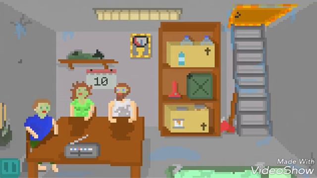 Alive In Shelter пиксельные 60 секунд