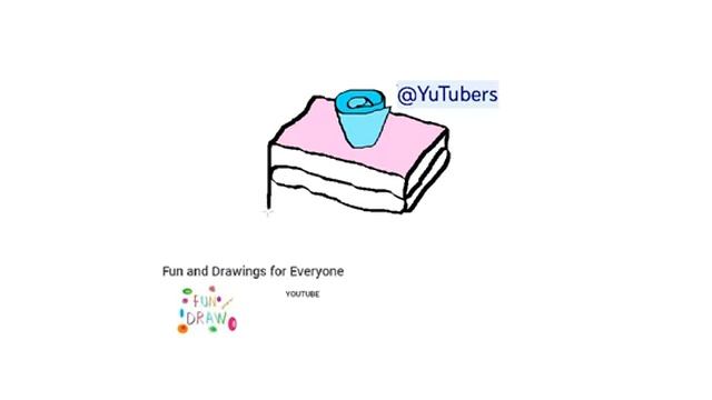 Hoe Een Taart Te Tekenen