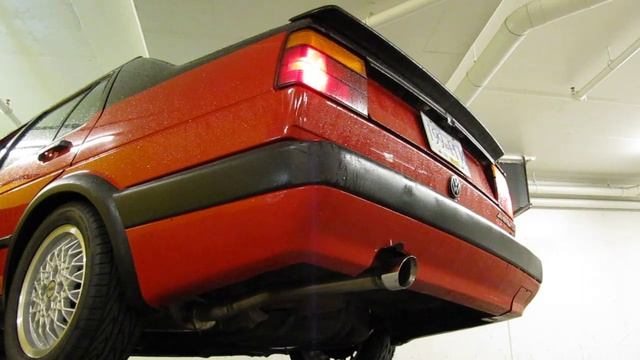 MK2 1991 VW Jetta GTX Stainless TT Catback Exhaust w/ Borla muffler. смотреть онлайн