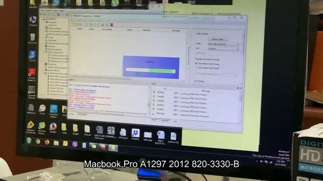 Macbook Pro A1286 2010 And A1297 2012 GPU Conversion Via FPGA Programmer