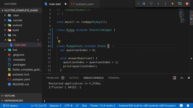 23 Updating Correctly with Stateful Widgets смотреть онлайн