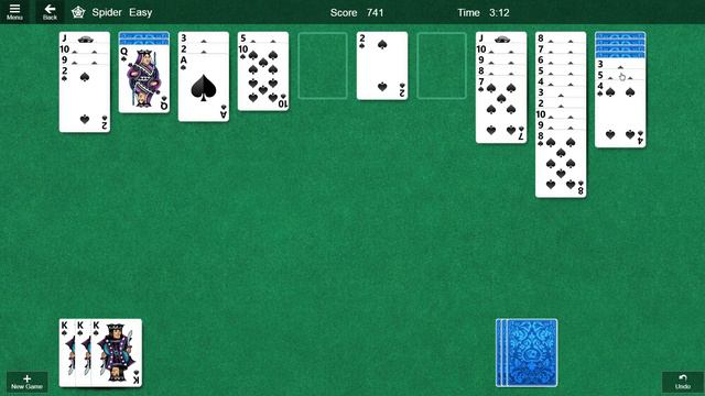 Spider Solitaire смотреть онлайн