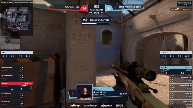 CSGO Pros & Casters React to UNREAL Bad News Eagles Plays! смотреть онлайн