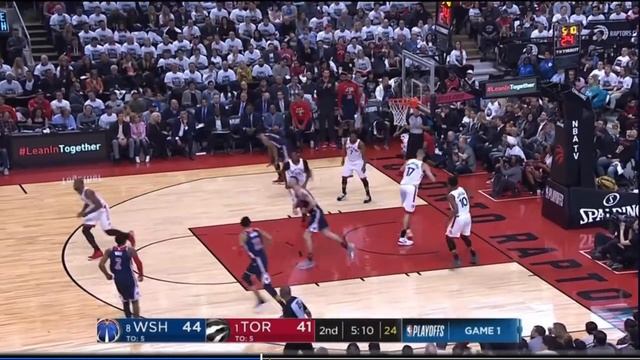 Wizards vs Raptors game 1 Highlights 2018 playoffs смотреть онлайн