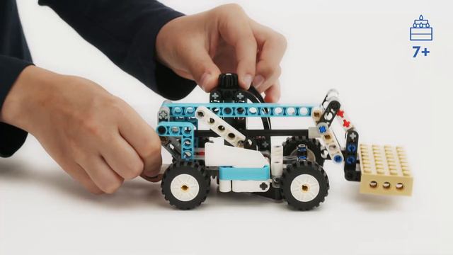 LEGO Technic 2in1 Telehandler Forklift & Tow Truck Toy 42133 смотреть онлайн