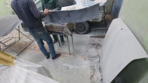 Подготовка и покраска стекловолокна своими руками. Разбил спойлер.