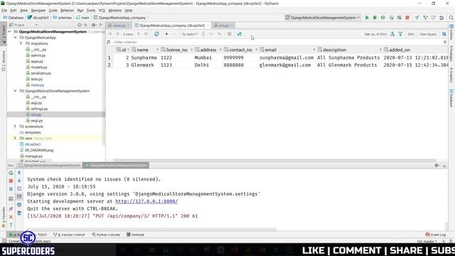 Python Django Medical Store Management System Part 4 | JWT Auth SETUP | Seperate Methods for ViewSe смотреть онлайн