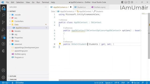 How to setup Entity Framework Core in Visual Studio Code (vs code) | Step by step Guide смотреть онлайн