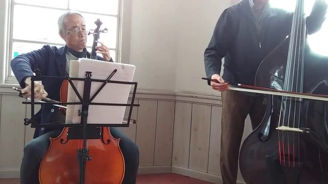 木星ジュピター(66歳からチェロを始めて4年5か月)(Holst - The Planets - Jupiter)・コントラバスとのDuo2023.03.26 смотреть онлайн