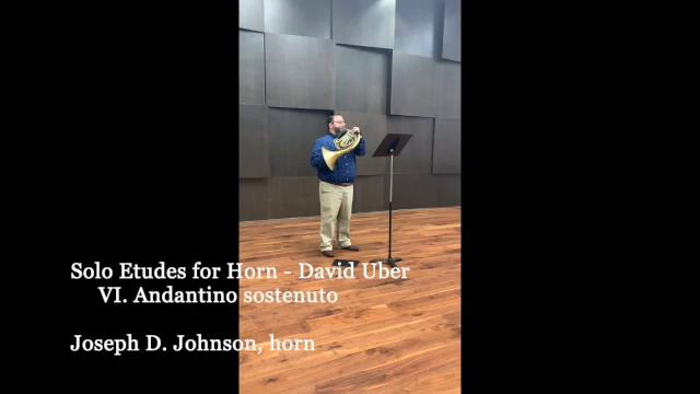 Solo Etudes for Horn - Nos. V & VI - Joseph D. Johnson, horn смотреть онлайн