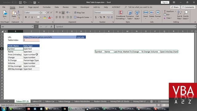 Extract any Web table to Excel in seconds using VBA смотреть онлайн