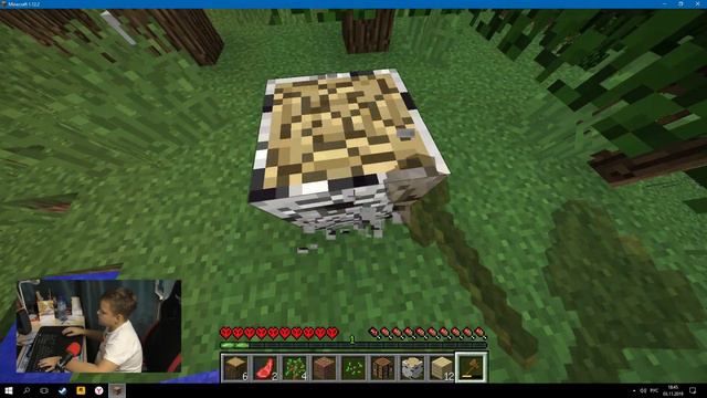 Немного Minecraft. Проба микрофона и камеры смотреть онлайн