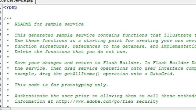 PHP Programming 47 Using Flash Builder's Data Wizard смотреть онлайн