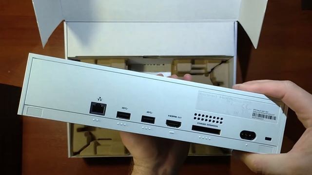 XBOX Series S распаковка
