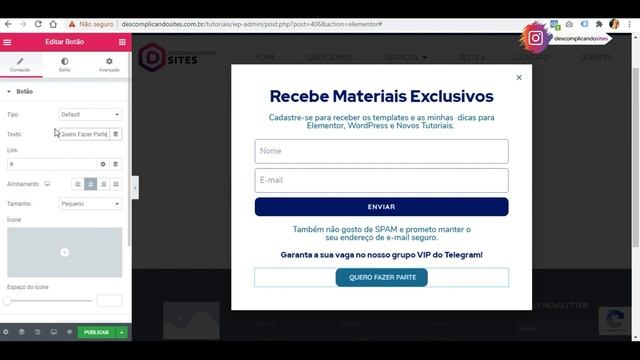 (Elementor Popups): Como Criar um Popup com Intenção de Saída do Site смотреть онлайн