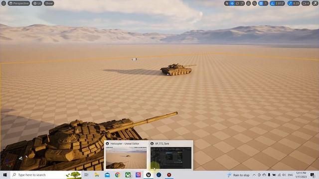 How to make a Tank part 6 (unreal engine 5 Tutorial Tank destruction and Turret blow up) смотреть онлайн
