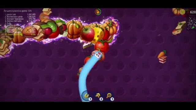 Опасные Приключения и Гонка за Гигантами! Червячная Зона игра #4, Worms Zone смотреть онлайн