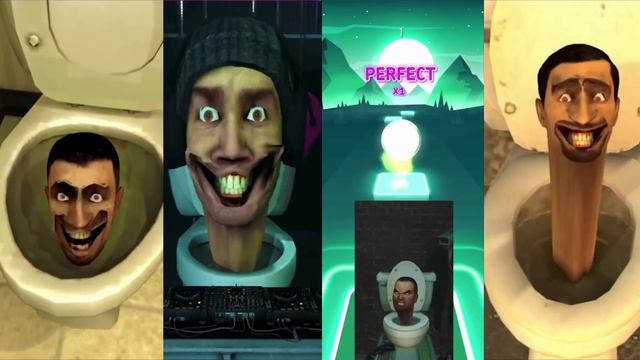 Skibidi toilet Tiles Hop Edm Rush! смотреть онлайн