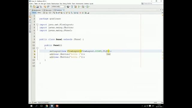 Clase 14 Taller Práctico de Java. FlowLayout y BorderLayout смотреть онлайн
