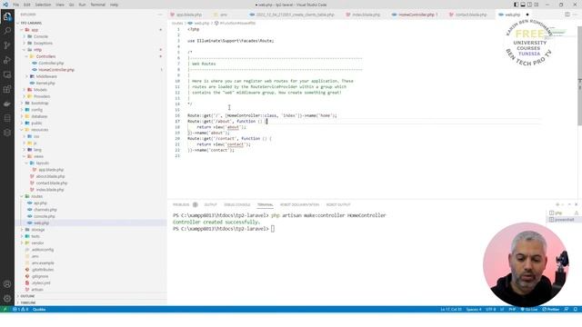 TP 02 : Débuter avec Laravel смотреть онлайн