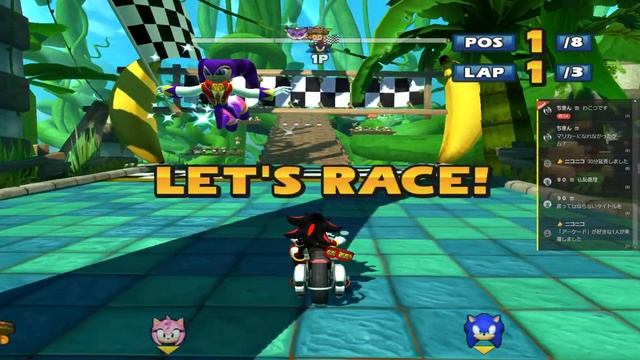 Sonic & SEGA All-Stars Racing смотреть онлайн