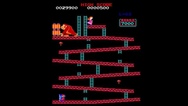 Donkey Kong 1981 C++ Allegro - Gameplay 4 смотреть онлайн