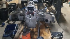 Настройка карбюраторов и проверка мотора Днепр 11