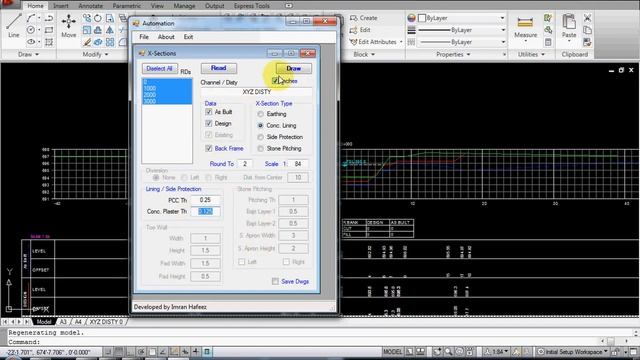 Multiple X Section Software for Canal & Drain смотреть онлайн