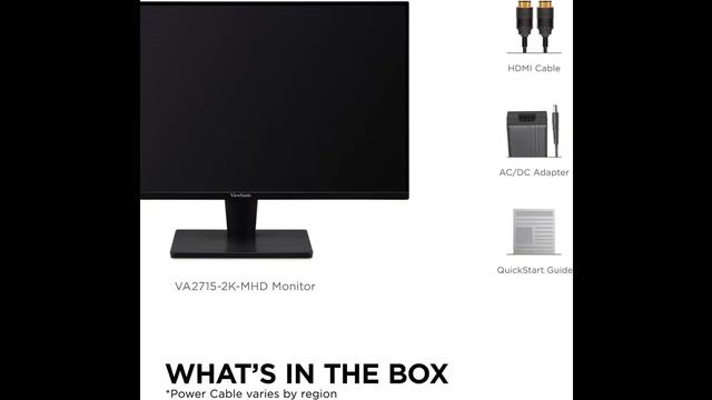 ViewSonic VA2715-2K-MHD 27 Inch 1440p LED Monitor смотреть онлайн