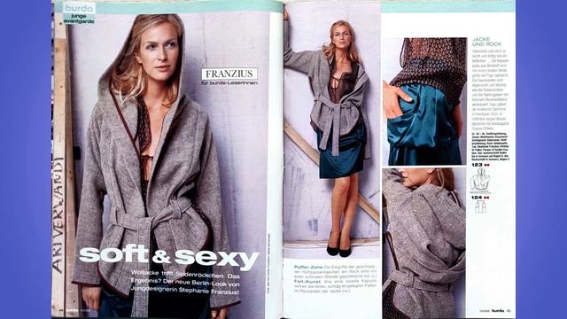 BURDA HERBST/ОСЕНЬ 10/2005 KLASSIK ELEGANT LUXUS GLAMOUR спортивно 48 моделей просто шикарно смотреть онлайн