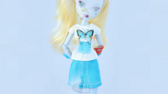 🦋🦋🦋 Юбочка и футболка для кукол Monster High (27см) смотреть онлайн