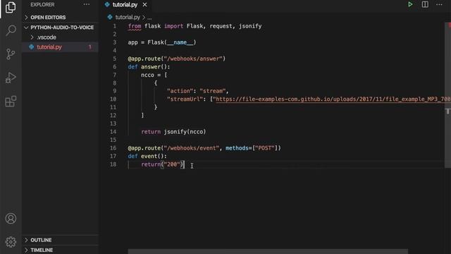 Play an Audio File into a Call with Python смотреть онлайн