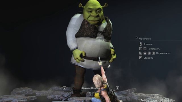 Resident Evil 3 Remake Мод Шрек Вместо Немезиса (Shrek Over Nemesis) смотреть онлайн