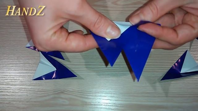 Origami - Candle holder ( table decoration) - Ideas for Easter. Подставка под свечу смотреть онлайн