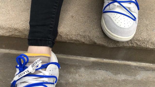 OFF WHITE NIKE DUNK LOW "THE 50 COLLECTION" REVIEW AND OUTFIT IDEA смотреть онлайн