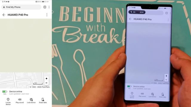 How to use Find my Phone on Huawei P40 Pro смотреть онлайн