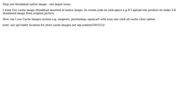 Wordpress: How to stop WordPress from creating native thumbnails? смотреть онлайн