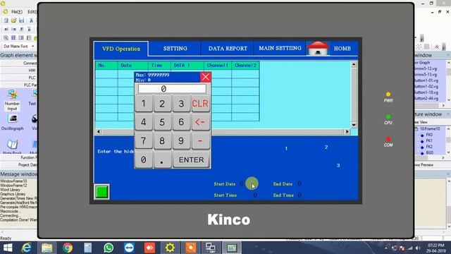 Kinco HMI : Historical Data display Function Step By Step смотреть онлайн