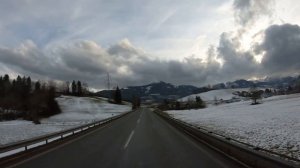 Деревни в Альпах Австрии. Глубинка Австрии. Дороги Австрии