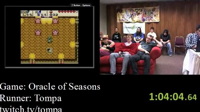 The Legend of Zelda Oracle of Seasons GBC - SPEED RUN (2:05:47) - AGDQ 2012 смотреть онлайн