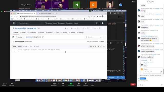 Workshop "Xây dựng GIT Flow trong dự án" | Fpoly | By NTĐ смотреть онлайн