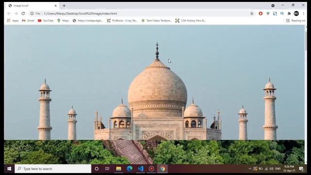 Parallax Scrolling Effect Using HTML & CSS In English | CSS Animation | смотреть онлайн