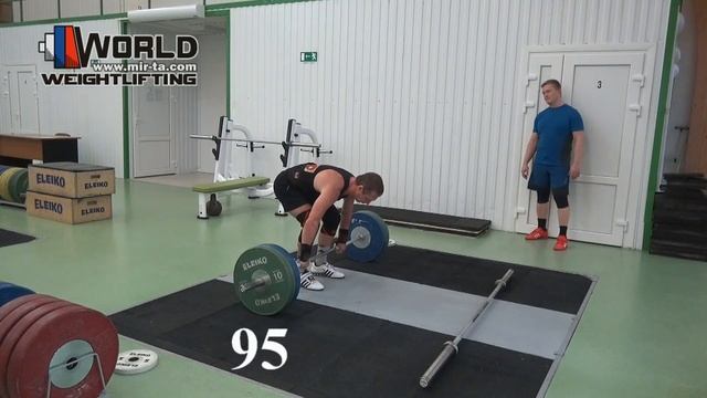 ЗАХАРОВ / 19.08.2018. Толчок - 105, 110 кг (ЦЕЛЬ-100/130) Подготовка к Осени-2018. смотреть онлайн